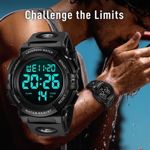 Reloj Para Hombre Deportivo Digital Multifunción Impermeable
