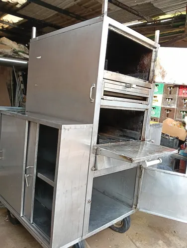Horno Multifuncional En Acero Inoxidable Con 2 Compartimient (Usado)