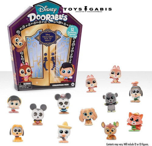 Disney Doorables Tesoros De La Bóveda 12 Figuras Exclusivas