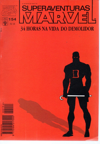 Lote Superaventuras Marvel N° 151 A 160 - Em Português - Editora Abril - Formato 13 X 18,5 - Capa - Bonellihq Cx462 I23