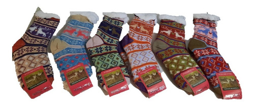 Imagen 2 de 3 de Pack 12 Calcetines Chiporro Antideslizante Calcetas