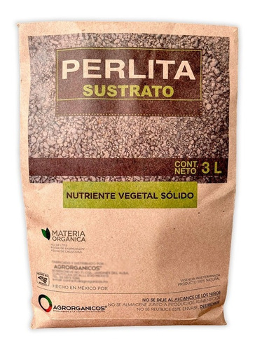 Sustrato Perlita - Bolsa De 3 Litros