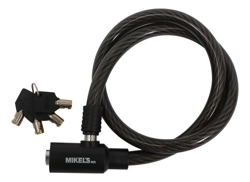 Cable Candado Flexible Con Llaves (90 Cms)