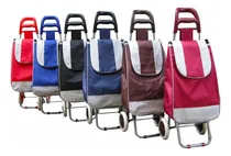 Comprar Carrito De Mercado Plegable Con Ruedas Bolso Lona Compras