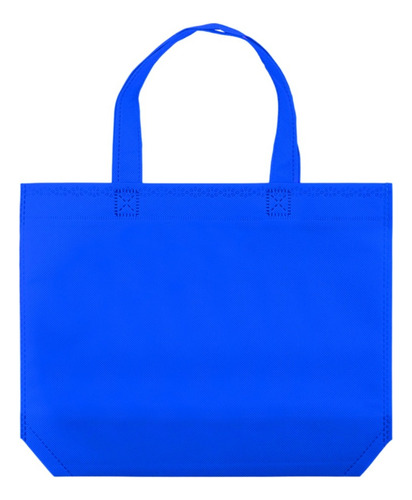 Bolsas Tnt (3 Unidades) 45x50x12cm Con Asa Color Azul