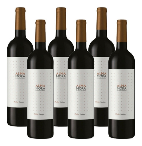 Vino Alma Mora Malbec 750ml Tinto Finca Las Moras Caja X6 