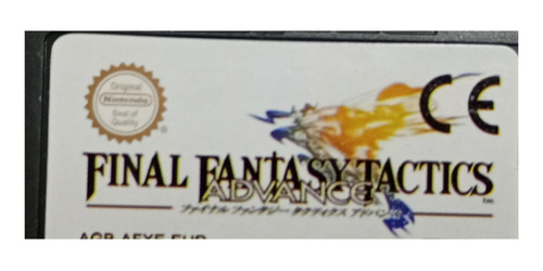 Final Fantasy Tactics Para Game Boy Advance, Nds. Repro