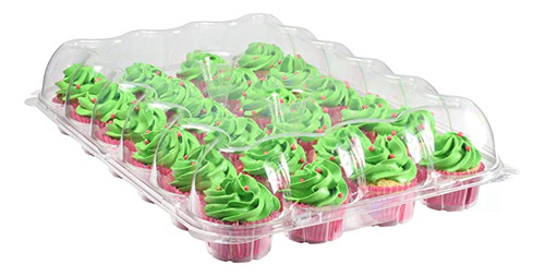 Caja Y Contenedor Katgely Para Cupcakes Y Minicupcakes, Tra.