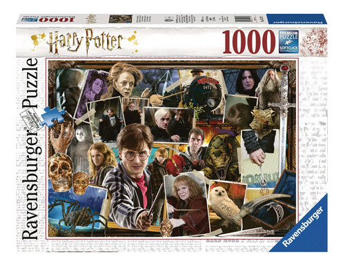 Imagen 1 de 3 de Rompecabezas Ravensburger Classic Harry Potter 15170 de 1000 piezas