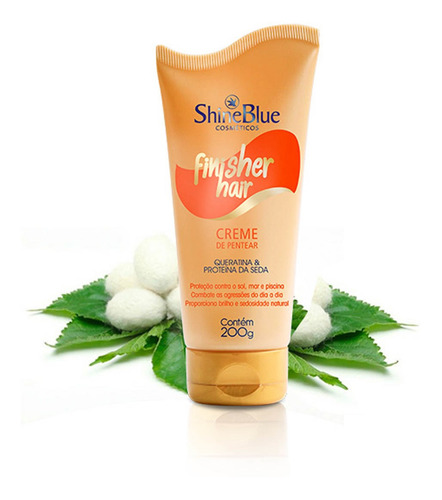 Imagem 2 de 2 de Finalizador Shine Blue Finisher Hair Creme De Pentear 200g