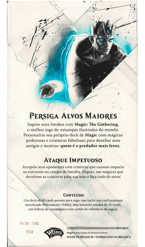 Magic Deck Core Set 2015 Premiere Pack Ataque Impetuoso M15