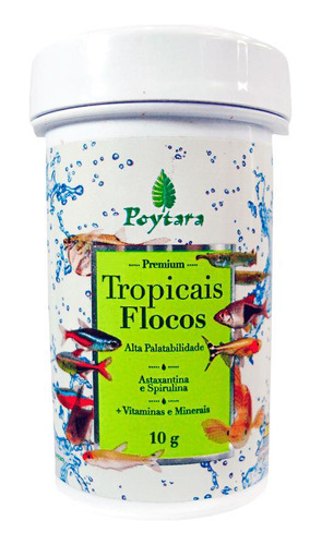 Poytara Tropicais Flocos 10g