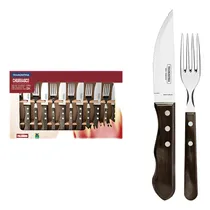 Comprar Jogo Para Churrasco Tramontina Inoxu002Fpolywood Churrasco 12 Pç