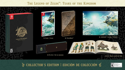 The Legend Of Zelda Tears Of The Kingdom Collector Swtich