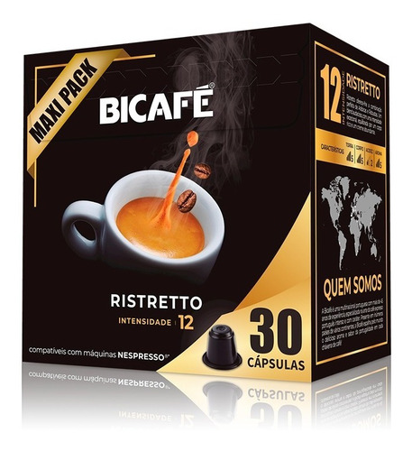 Maxi Pack 30 Cápsulas De Café Ristretto Para Maq. Nespresso*