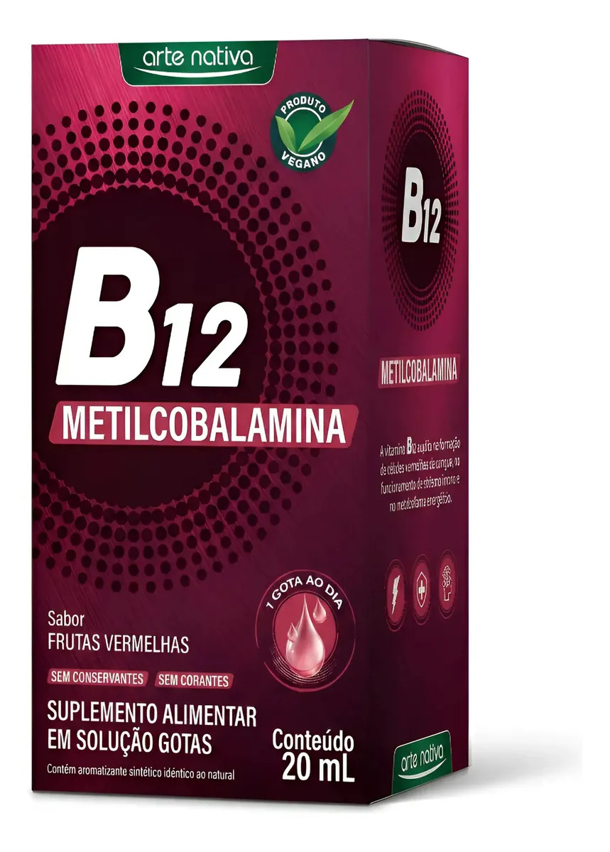Vitamina B12 Metilcobalamina Gotas 20ml