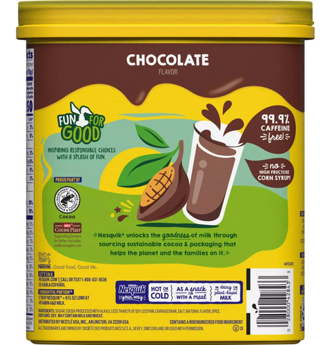 2 Pack Nesquik En Polvo 2 Sabores 532g Producto