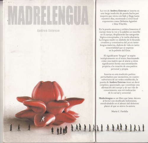 Poesia Erotica Madrelengua Por Andrea Estevan Uruguay 2014 (Usado)