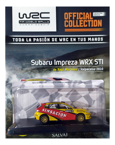 Autos Rally Wrc Esc 1/43 N° 23 Subaru Impreza Sti (2010)