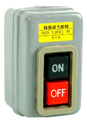 Interruptor Partir Parar Caja Metálica 15a