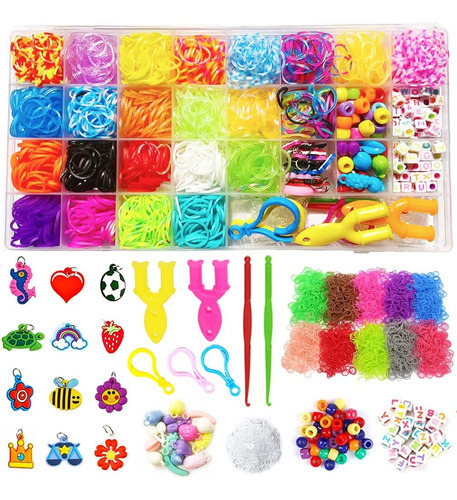 Kit Gomitas Manmel Para Pulseras 2000 U