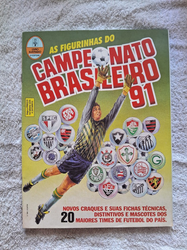 Álbum Campeonato Brasileiro De 91 - Completo
