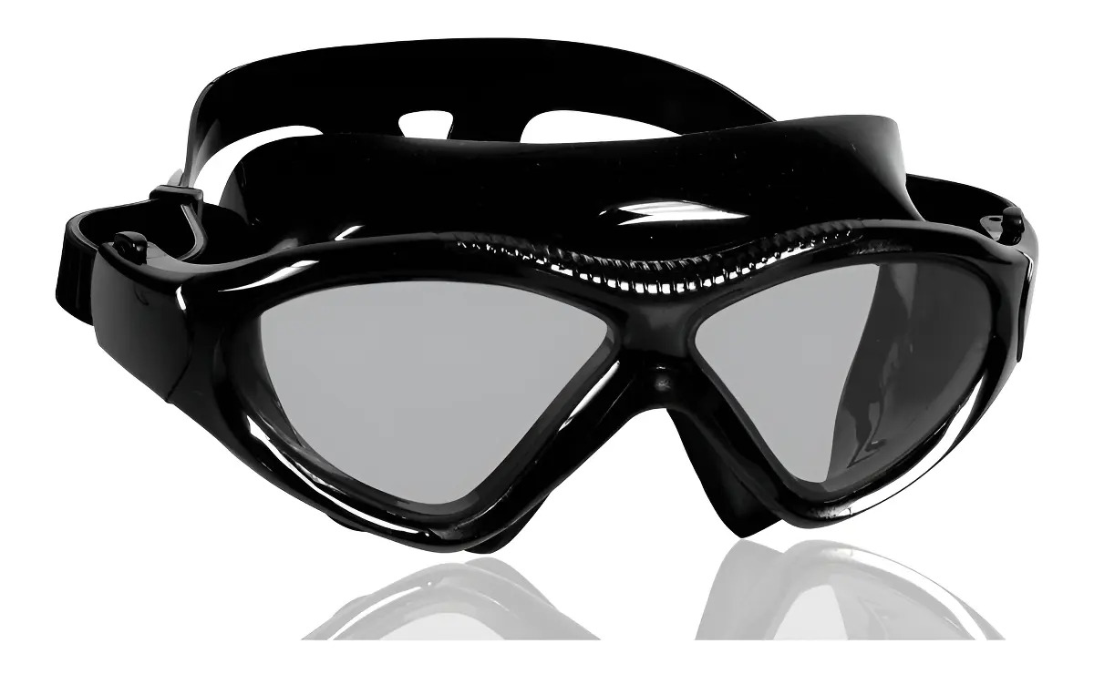 Goggles Natacion Adulto Omega Silicon Negro Escualo