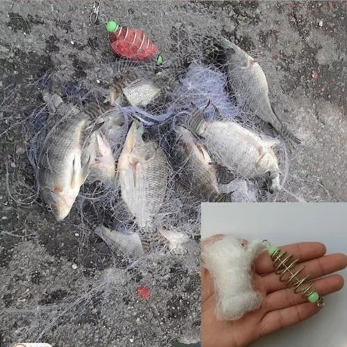 Imagen 2 de 4 de Red De Pesca Trampa Facil De Usar Peces Camarones Mojarras