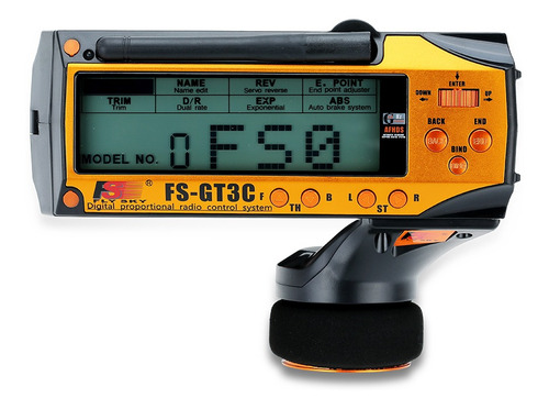 Flysky Fs-gt3c - Transmisor Lcd Con Mando A Distancia (2,4 G
