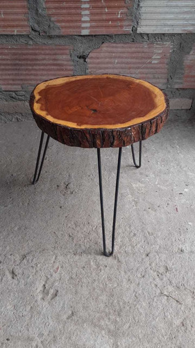 Mesitas Ratonas Rusticas Algarrobo Y Hierro. Precio X Unidad