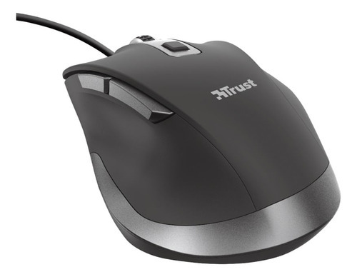 Mouse Alambrico Trust Fyda Negro 6 Botones