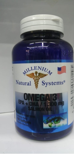 Omega 3 Salmon 1300mg Eps + Dha X 100 Soft 