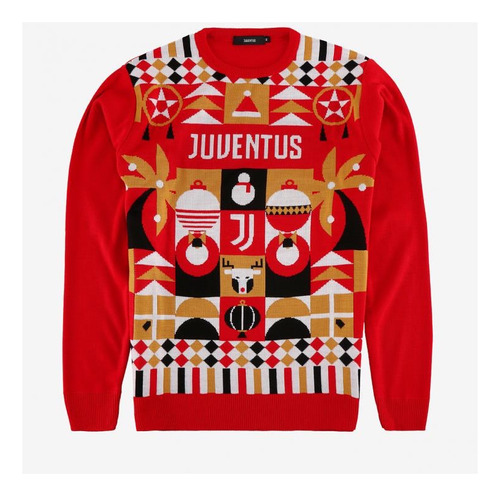 ¡¡ Navidad ¡¡ Polera Juventus Niños(as) Unisex Roja M Largas
