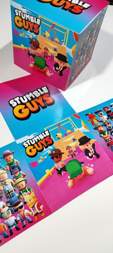 Cubos Deco Mesa Dulce Cumple Stumble Guys X2u