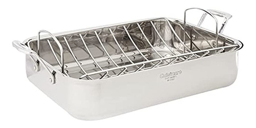 Cuisinart Chef's Classic Asador Rectangular De Acero Inoxida