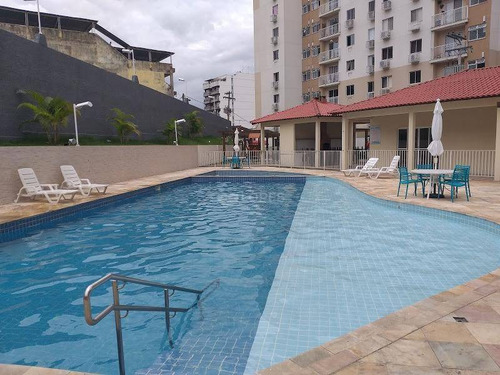 Apartamento Com Varanda, Sol Da Manhã, 2 Dormitórios, Armários À Venda, 58 M² Por R$ 210.000 - Centro - São Gonçalo/rj - Ap46381