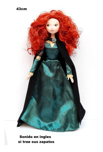 Disney Muñeca Merida Cantarina Grande