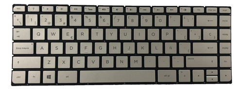 Teclado Para Hp Spectre 13-4030la 13-4040la 13-4107la Lum Es Color Negro