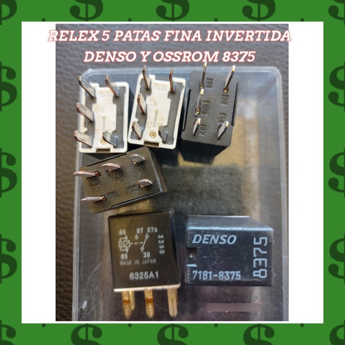 Relex Relay 5 Patas Finas Invertida Omron Tyco