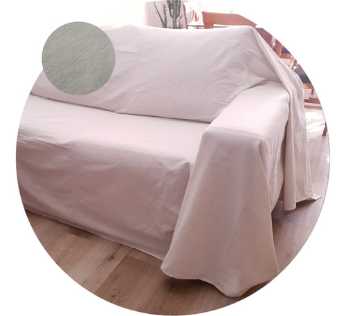Imagen 4 de 4 de Funda Para Sillón Manta Pie De Cama 3.00x2.40m Rústic Cotton