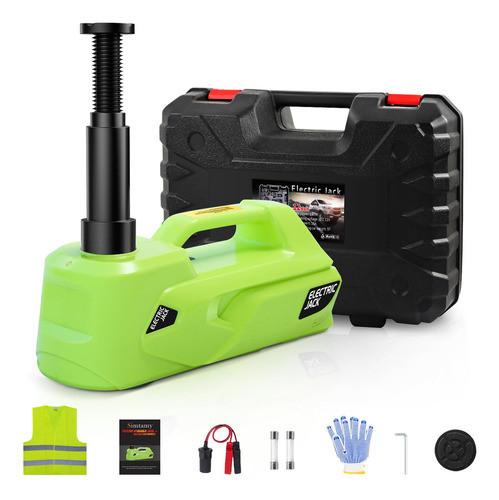Gato Eléctrico Hidráulico 5 Toneladas 12 V Verde Ews