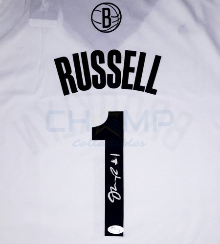 Jersey Autografiado D'angelo Russell Nets Timberwolves Adida