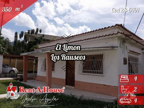 Casa En Venta El Limon Los Rauseos 23-6491 Jja