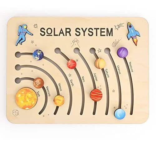 Juguetes De Rompecabezas De Sistemas Solares De Dq1xn