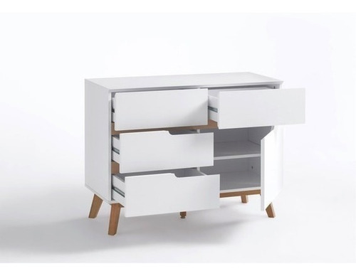 Mueble De Aparador En Madera Lacada Banco Y Robe Ref: Cale