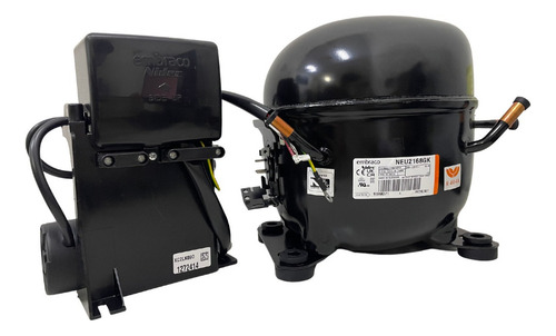Motor compresor Aspera 3/4 Neu2168gk Gas R404a Embraco 220 V
