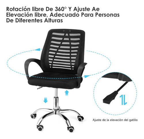  Silla Para Oficina Ejecutiva Ergonomica Escritorio Giratoria