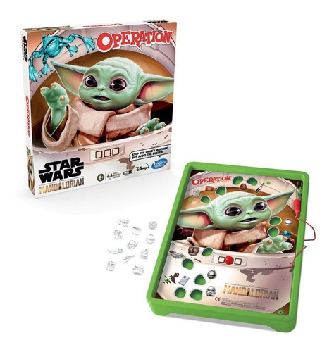 Juego Mesa Operación Star Wars Mandalorian El Niño Grogu