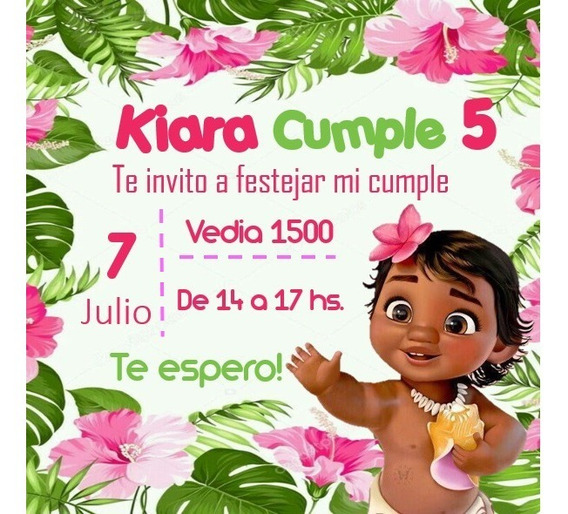 Tarjeta De Cumpleanos Digital E Imprimible Moana Bebe Mercado Libre Tarjeta De Cumpleanos Digital E Imprimible Moana Bebe Mercado Libre