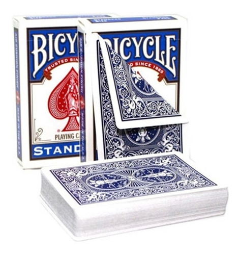 Cartas Bicycle Baraja Naipes Magia Reverso Doble Azul 1 Mazo